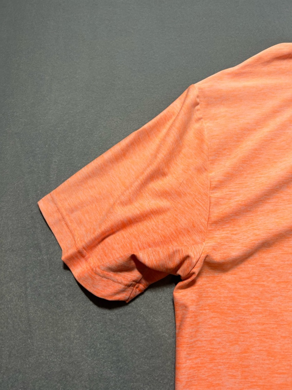 Under Armour Men’s Coral-Orange Polo Golf Shirt - Picture 14 of 14